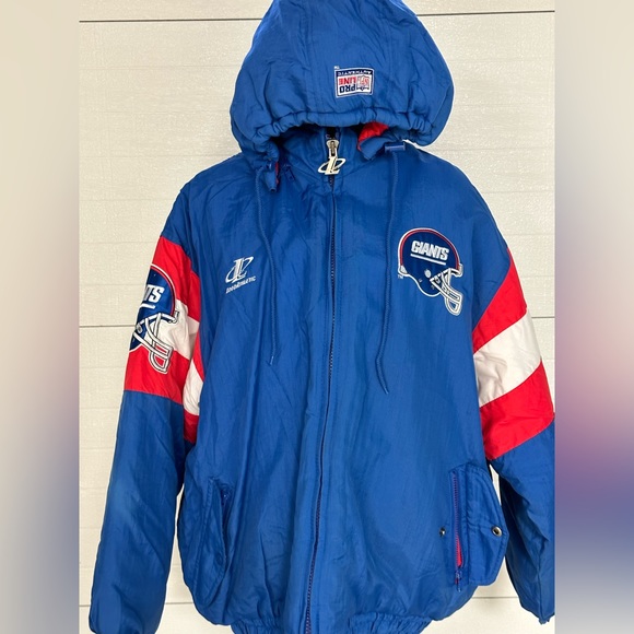 NFL Pro line Authentic New York Giants full zip hooded jacket sz XL - Picture 1 of 13